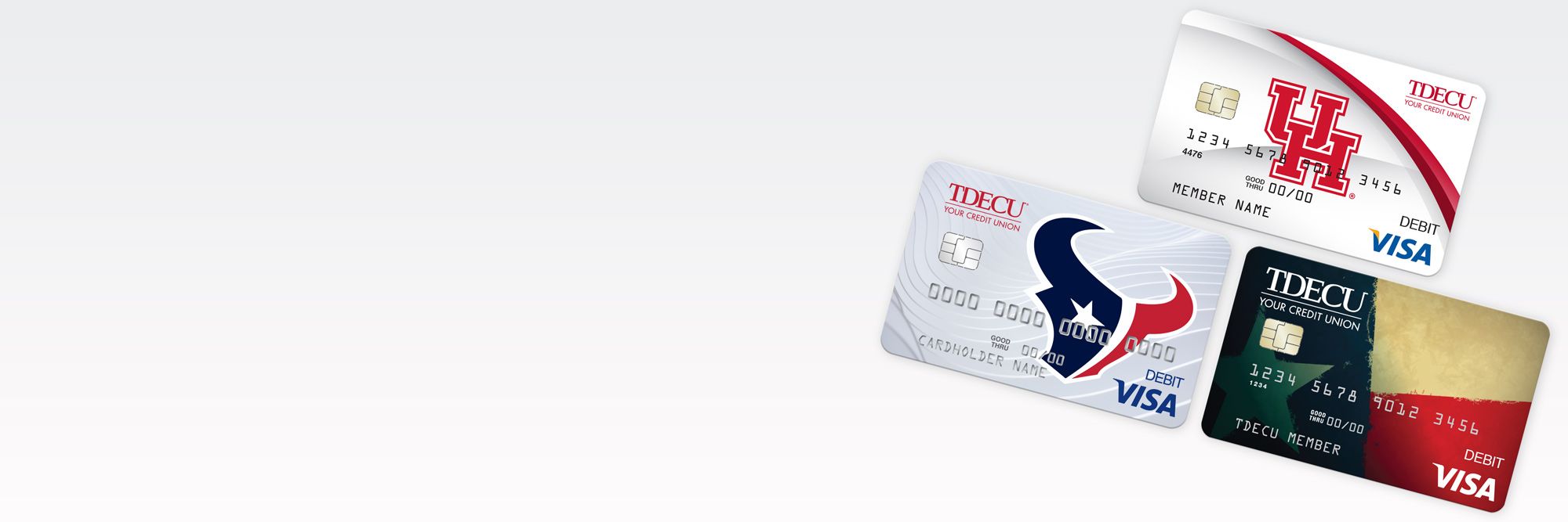 TDECU Visa &reg;  Debit Cards