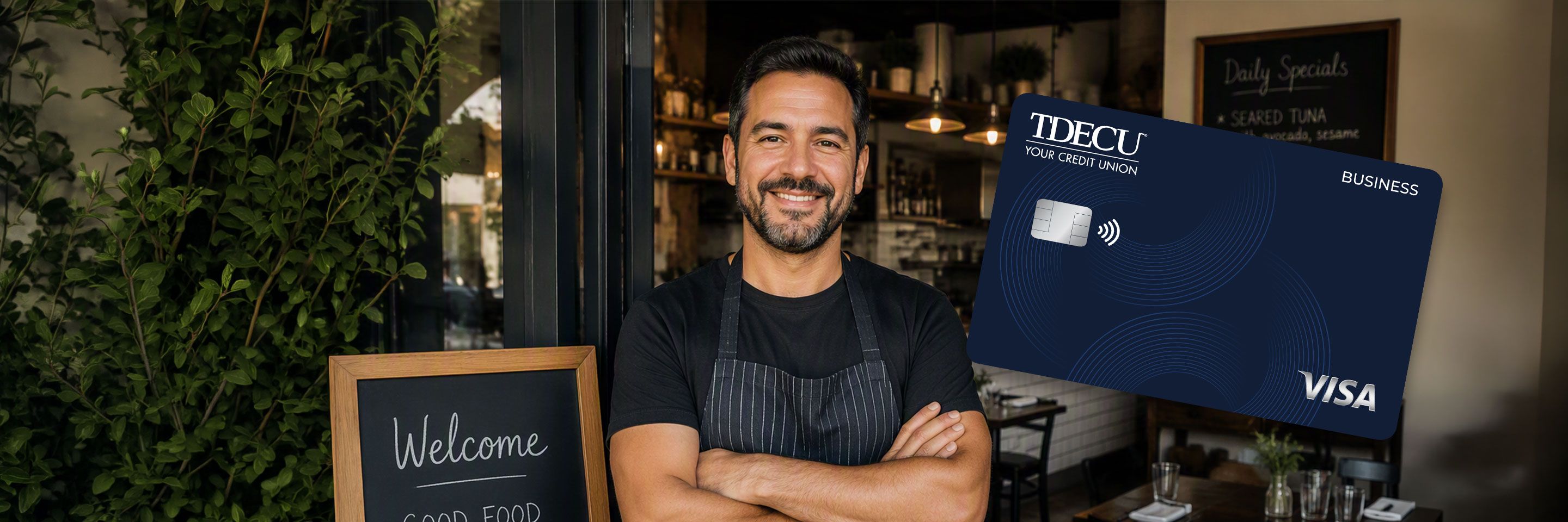All new Visa &reg;  Business credit card from TDECU